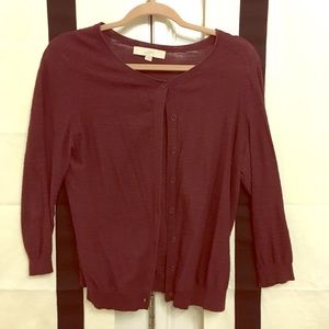 Loft 3/4 sleeve cardigan